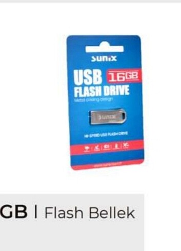 16 GB Flash Usb Bellek 