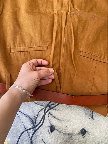 38 Beden camel Renk Stradivarius yazlık pantolon