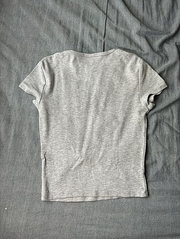m Beden Bershka gri crop üst
