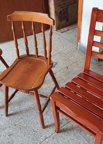 Masif Ahşap Sandalye Takımı - Görsel 5