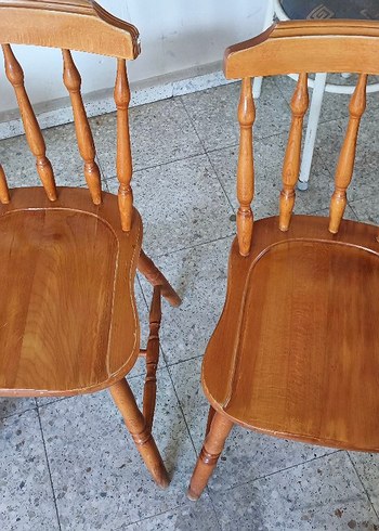 Masif Ahşap Sandalye Takımı - Görsel 2