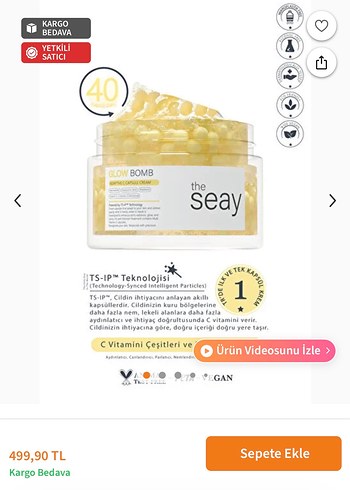 Seay Glow Bomb C vitamini kapsül - Görsel 3