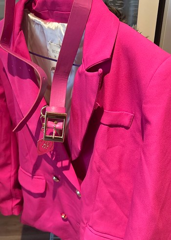Fuşya Blazer Ceket - Görsel 4
