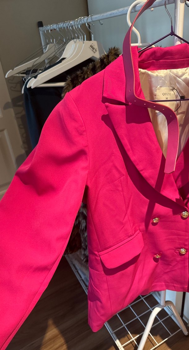 Fuşya Blazer Ceket - Görsel 3