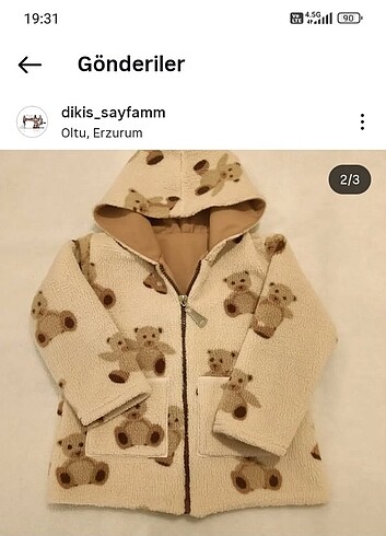 H&M peluş mont