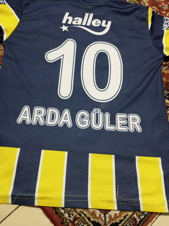 Sarı-Lacivert Kısa Kollu Erkek Çocuk Forma - Görsel 4