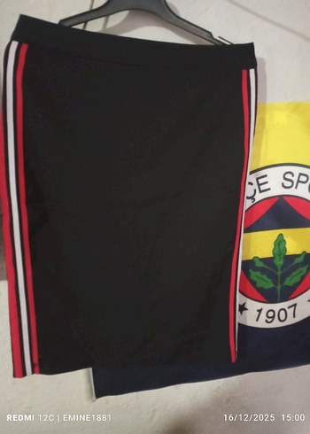 Siyah Mini Kalem Etek, Spor Tarzı, Velcro - Görsel 2