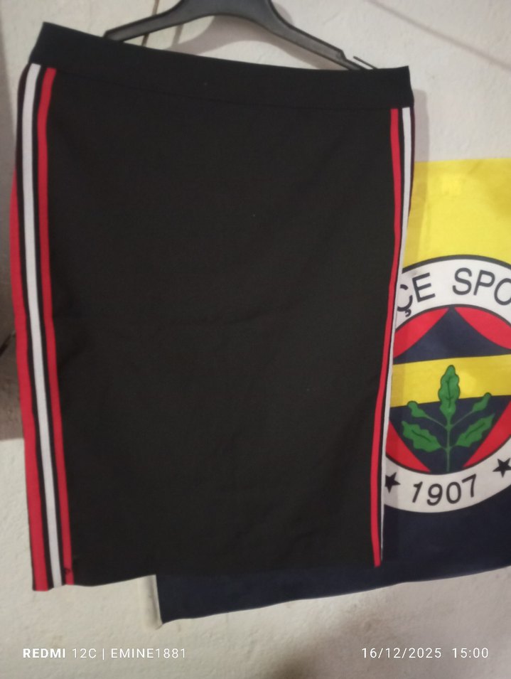 Siyah Mini Kalem Etek, Spor Tarzı, Velcro - Görsel 2