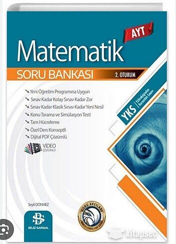 Ayt matematik soru bankası Bilgi sarmalı 2024