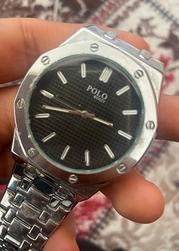 Gri Polo Erkek Klasik Saat PİLİ YOKTUR çok az kullanıldı - Görsel 4