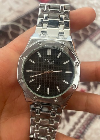 Gri Polo Erkek Klasik Saat PİLİ YOKTUR çok az kullanıldı - Görsel 2