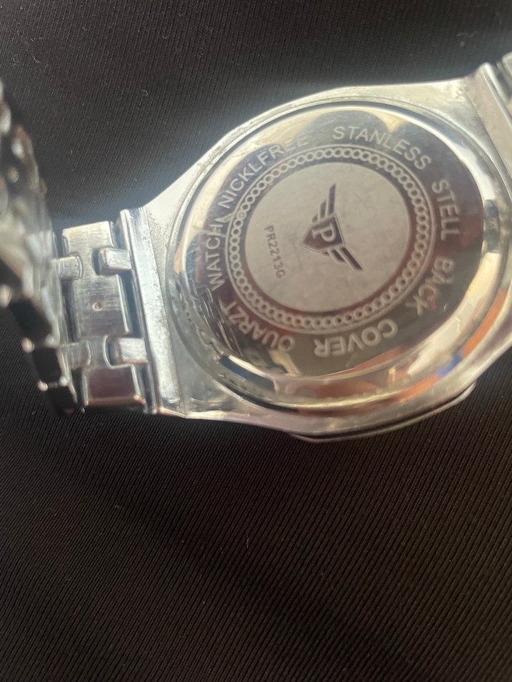 Gri Polo Erkek Klasik Saat PİLİ YOKTUR  çok az kullanıldı - Görsel 5