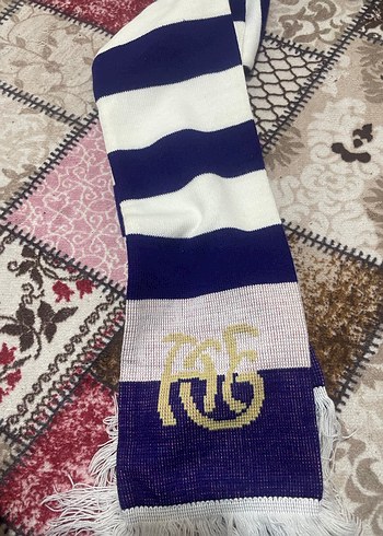 Uzun Renkli İşlemeli Erkek Atkı - Görsel 3