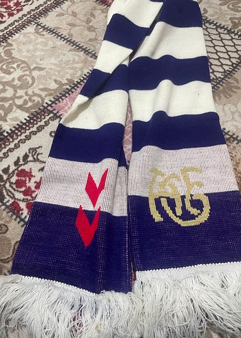 Uzun Renkli İşlemeli Erkek Atkı - Görsel 2