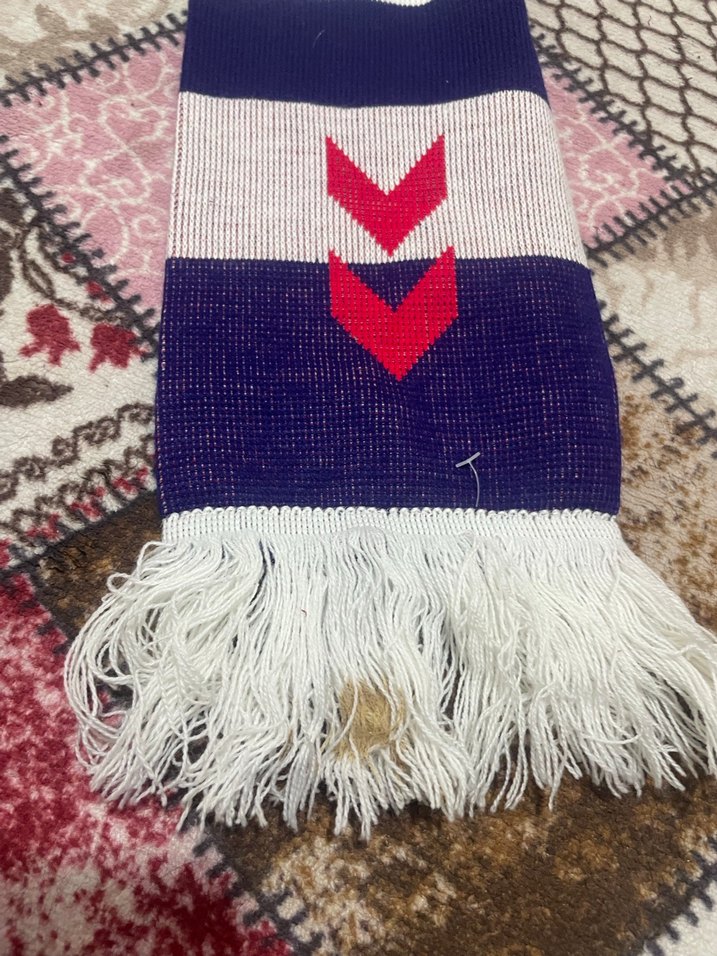 Uzun Renkli İşlemeli Erkek Atkı - Görsel 4