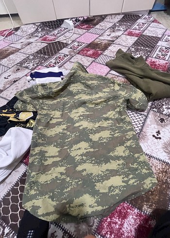 Kamuflaj Desenli Kısa Kollu erkek gömlek - Görsel 5