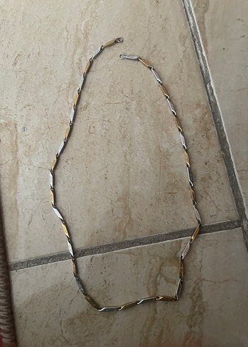 Erkek Altın Renk Avant-Garde Kolye - Görsel 4