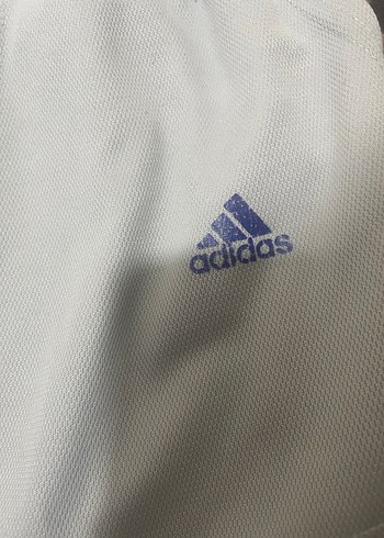 Adidas Beyaz Elastik Bel Erkek Şort - Görsel 3