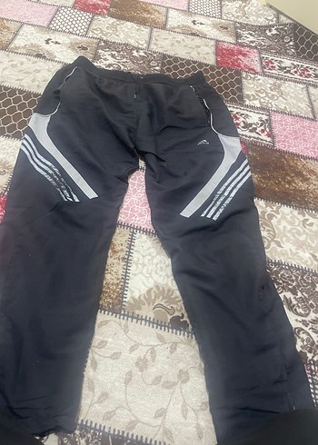 Erkek Siyah Fermuarlı Spor Eşofman Altı - Görsel 2