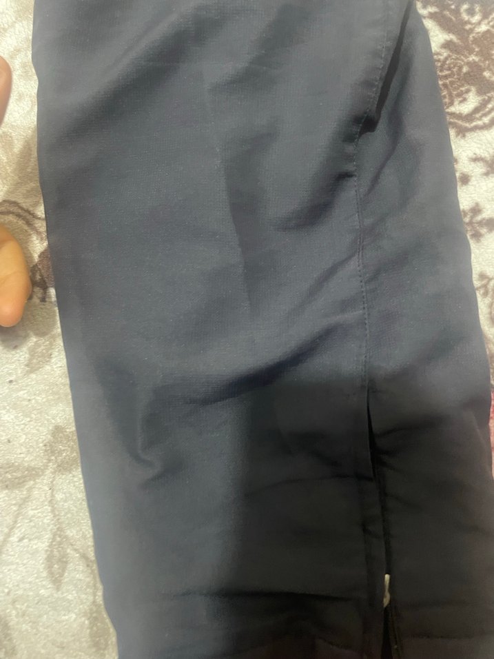 Erkek Siyah Fermuarlı Spor Eşofman Altı - Görsel 4