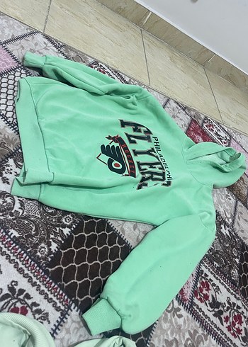 Yeşil Kapüşonlu Philadelphia Flyers Sweatshirt - Görsel 3