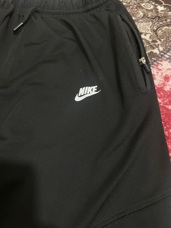 Nike Siyah Rahat Kesim unisex Kumaş Pantolon - Görsel 4