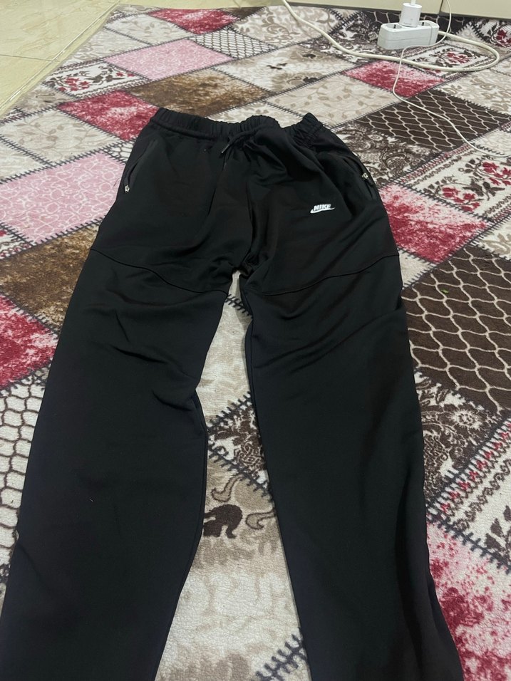 Nike Siyah Rahat Kesim unisex Kumaş Pantolon - Görsel 2