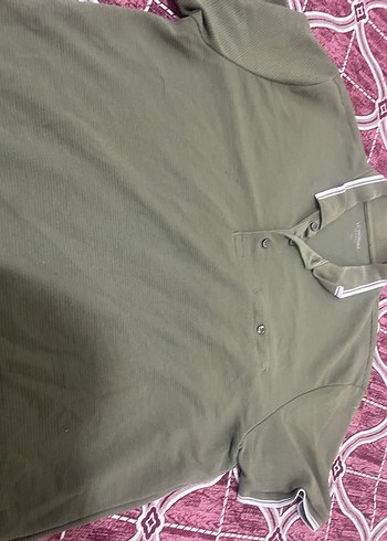 Erkek Haki Polo Tişört Düğmeli Yaka - Görsel 4