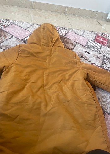 Kahverengi Kapüşonlu Erkek Mont - Görsel 6