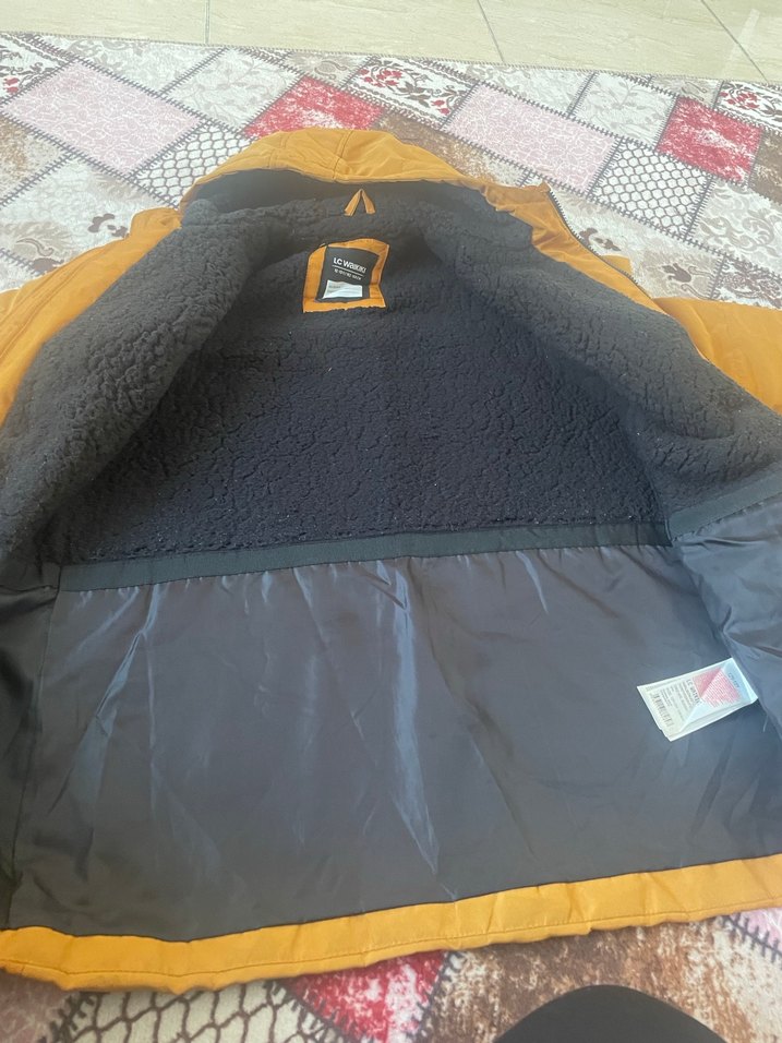 Kahverengi Kapüşonlu Erkek Mont - Görsel 5