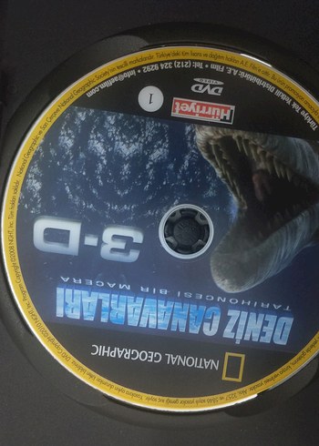 Deniz Canavarları 3D Belgesel VHS - Görsel 3