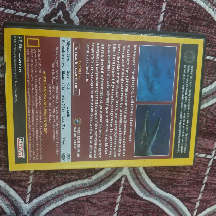 Deniz Canavarları 3D Belgesel VHS - Görsel 2