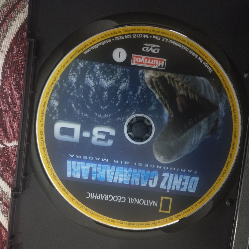 Deniz Canavarları 3D Belgesel VHS - Görsel 3