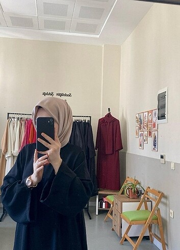 Özel dikip krep abaya ferace elbise