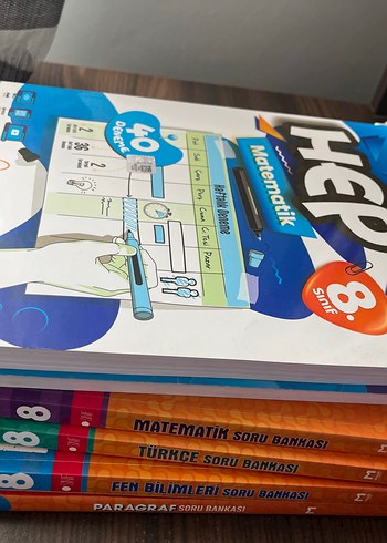 8. Sınıf HEP Matematik ve Soru Bankası Seti