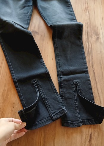 Diğer Kadın Gri Midi Boy Regular Fit Kot Pantolon
