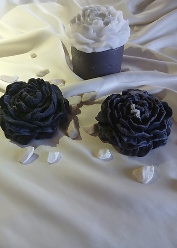 Çiçek Şeklinde Dekoratif Mumlar - Görsel 3