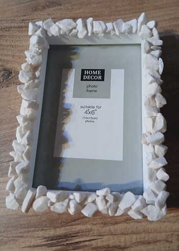 Beyaz Taşlı Dekoratif Fotoğraf Çerçevesi - Görsel 2