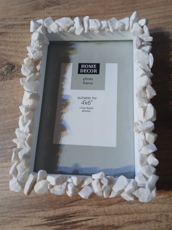 Beyaz Taşlı Dekoratif Fotoğraf Çerçevesi - Görsel 2