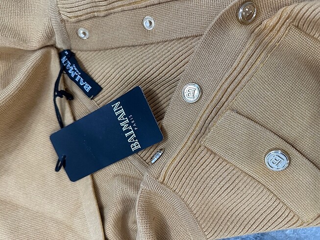 m Beden camel Renk Balmain Hırka