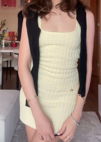Butteryellow triko Zara elbise