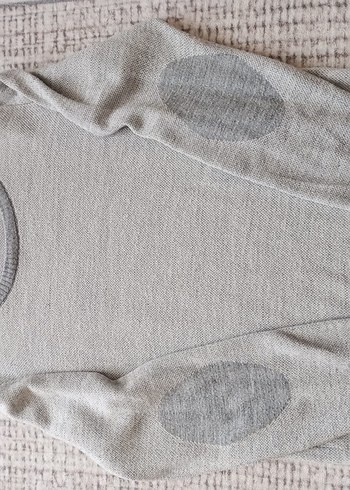 ekek Kahverengi Örgü Triko Kazak - Görsel 4