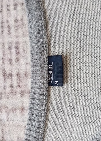 ekek Kahverengi Örgü Triko Kazak - Görsel 5