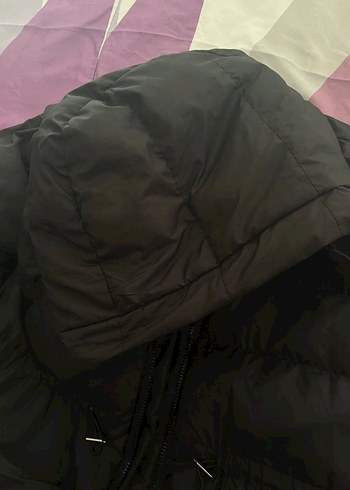44 Beden siyah Renk Kadın Siyah Fermuarlı Şişme Yelek 1 beden 44 bedene kadar orur