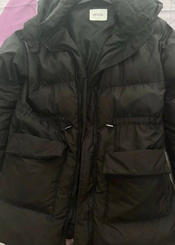 Kadın Siyah Fermuarlı Şişme Yelek 1 beden 44 bedene kadar orur - Görsel 6