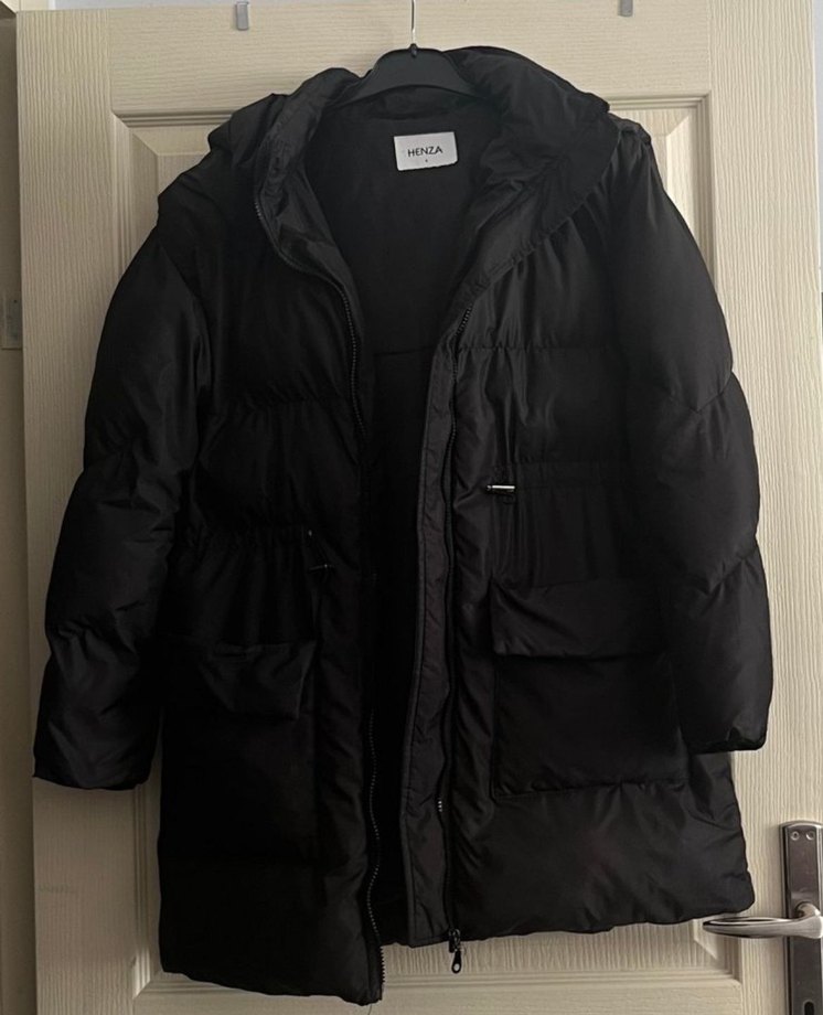 Kadın Siyah Fermuarlı Şişme Yelek 1 beden 44 bedene kadar orur - Görsel 2