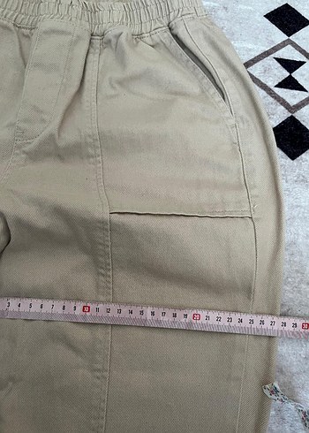 Bej Salaş Keten erkek Pantolon - Görsel 9