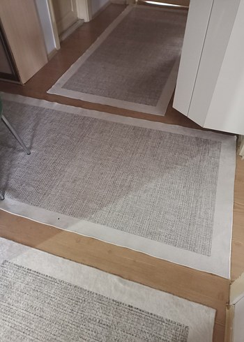 Bej Gri Modern Düz kaymaz taban yolluk takımı ölçüleri - Görsel 2