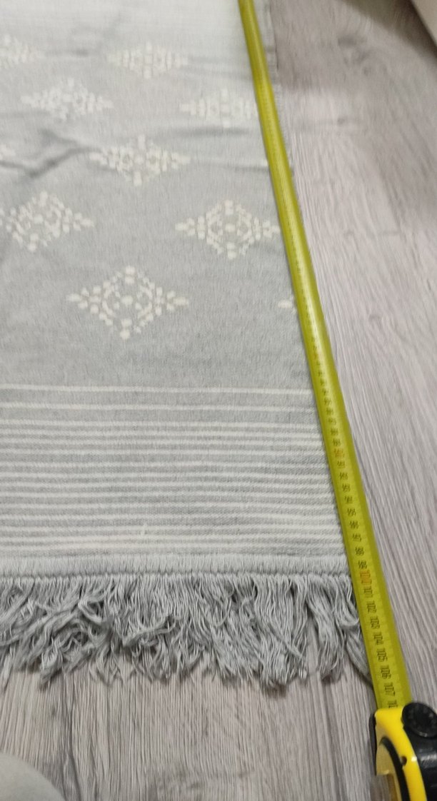 Bohem Gri Nakışlı Halı - Görsel 5