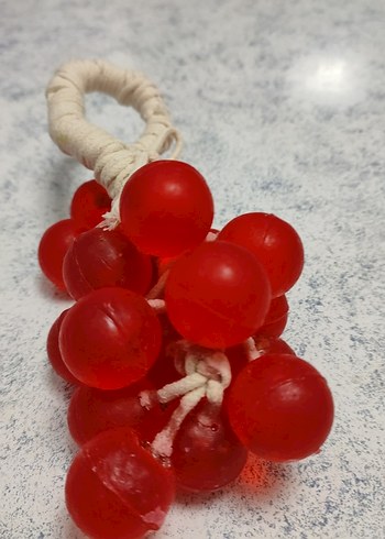 Üzüm Şeklinde Kırmızı Sabun - Görsel 4